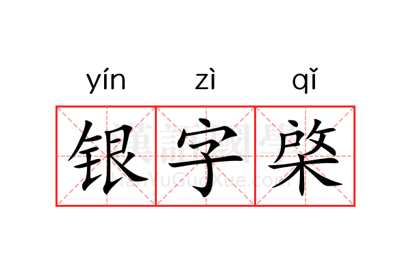 银字棨