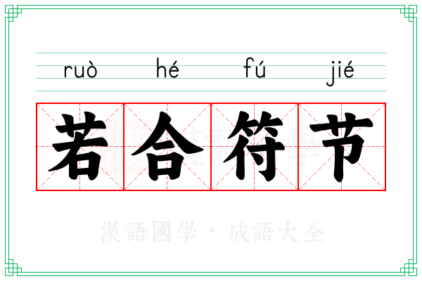 若合符节