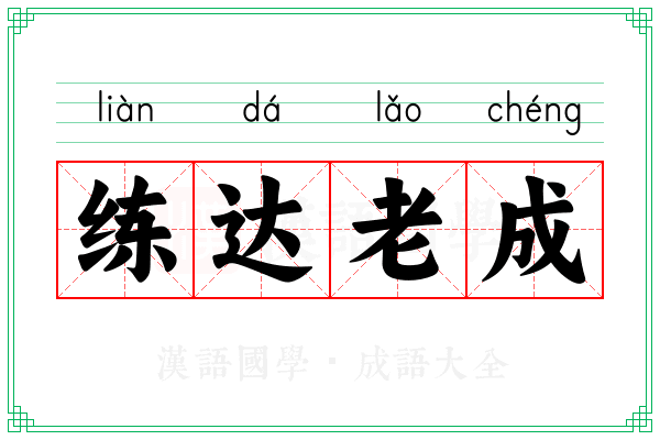 练达老成