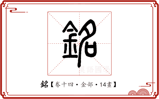 銘