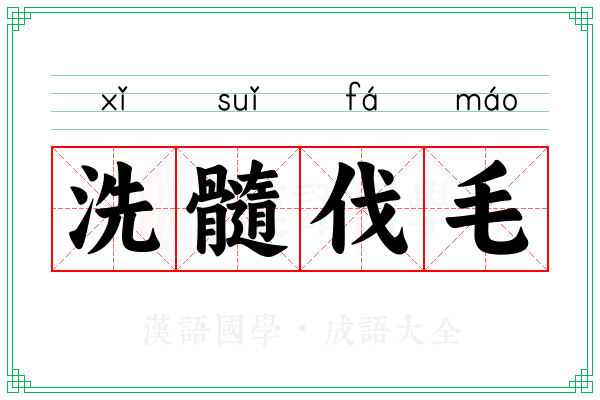 洗髓伐毛