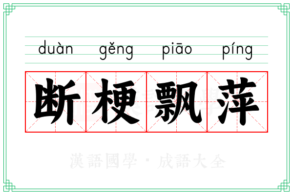 断梗飘萍